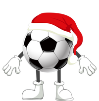 Soccer Player Footballer Santa Claus Christmas Xmas Gift Stripe Pom Pom Beanie