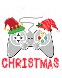 This Is My Christmas Pajama Gamer Video Game Lover Santa Hat Gift Tie-Dye Long Sleeve Shirt