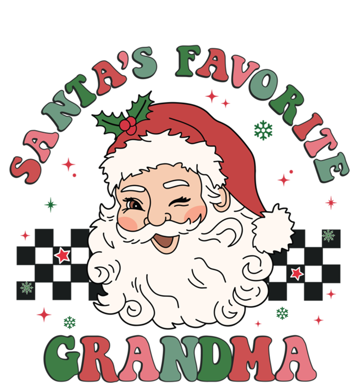 Xmas Grandma Grandmother Cute Santa Face Old Retro Christmas Gift Sustainable Beanie