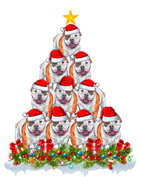 Xmas Lights Santa American Bulldog Christmas Tree Great Gift T-Shirt