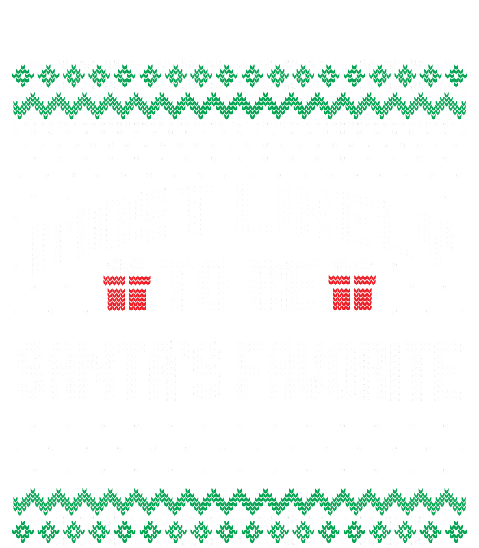 Most Likely To Be Santas Favorite Family Christmas Pajamas Toddler T-Shirt