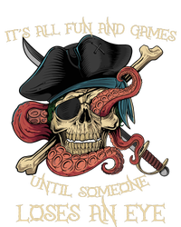 All Fun And Games Until Someone Loses An Eye Funny Pirate USA-Made Doggie Bandana