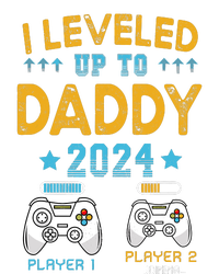 Retro I Leveled Up To Daddy 2024 First Time Dad Infant Baby Jersey Bodysuit