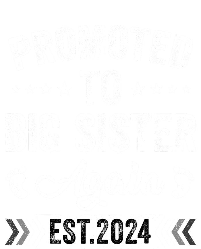 Promoted To Big Sister Again Est 2024 Announcement Tie-Dye Long Sleeve Shirt