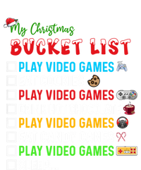 Christmas Bucket List Santa Hat Funny Video Gamer Meaningful Gift T-Shirt