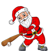 Christmas Santa Claus With Baseball Bat Teens Xmas Gift T-Shirt