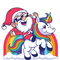 Christmas Santa Riding Unicorn Merry Xmas Gift T-Shirt