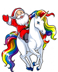 Funny Santa Claus Riding A Unicorn Cute Christmas Lover Gift Button