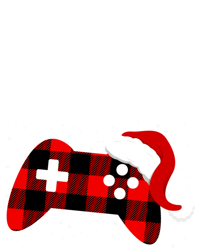 Buffalo Plaid Video Game Santa This Is My Christmas Pajama Cool Gift T-Shirt