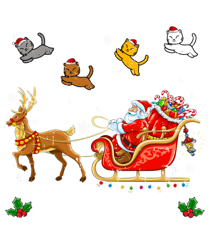 Cats For Everybody Christmas Cat Funny Xmas Santa Cute Gift Mousepad