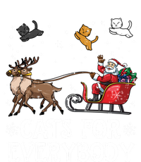 Cats For Everybody Christmas Cat Funny Xmas Santa Gift USA-Made Snowflake Beanie