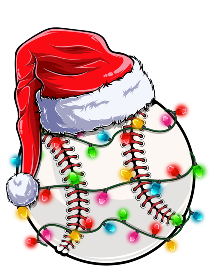 Christmas Baseball Santa Hat Funny Xmas Pajama Cute Gift Hoodie