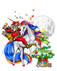 Christmas Santa Riding Reindeer Unicorn Snow Xmas Tree Cute Gift T-Shirt