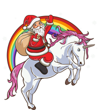 Christmas Santa Riding Unicorn Magical Xmas Rainbow Space Gift Toddler Sweatshirt