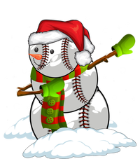 Dabbing Snow Baseball Ball Santa Claus Merry Christmas Cute Gift T-Shirt