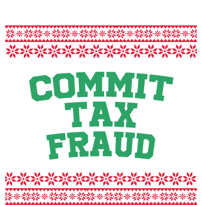 Commit Tax Fraud Ugly Christmas Tacky Holiday Sustainable Bucket Hat