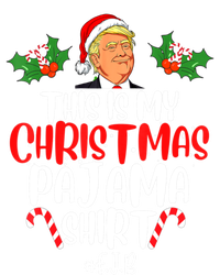 Funny Donald Trump Santa This Is My Christmas Pajama Meaningful Gift Valucap Bio-Washed Visor