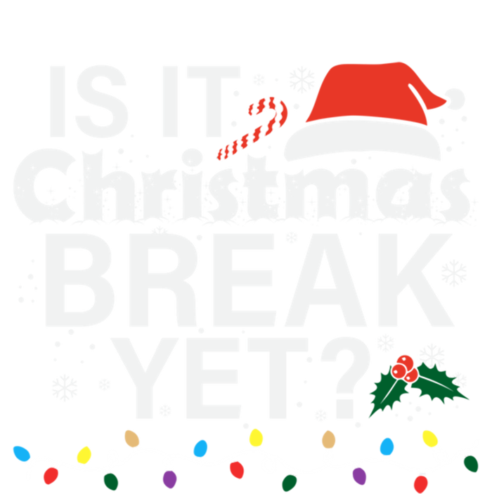 Is It Christmas Break Yet Funny Christmas Holiday Teacher Cool Gift Tote Bag