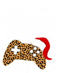 Leopard Video Game Santa Hat This Is My Christmas Pajama Cool Gift Full Zip Hoodie