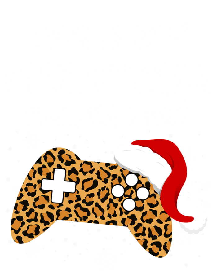 Leopard Video Game Santa Hat This Is My Christmas Pajama Cool Gift Full Zip Hoodie