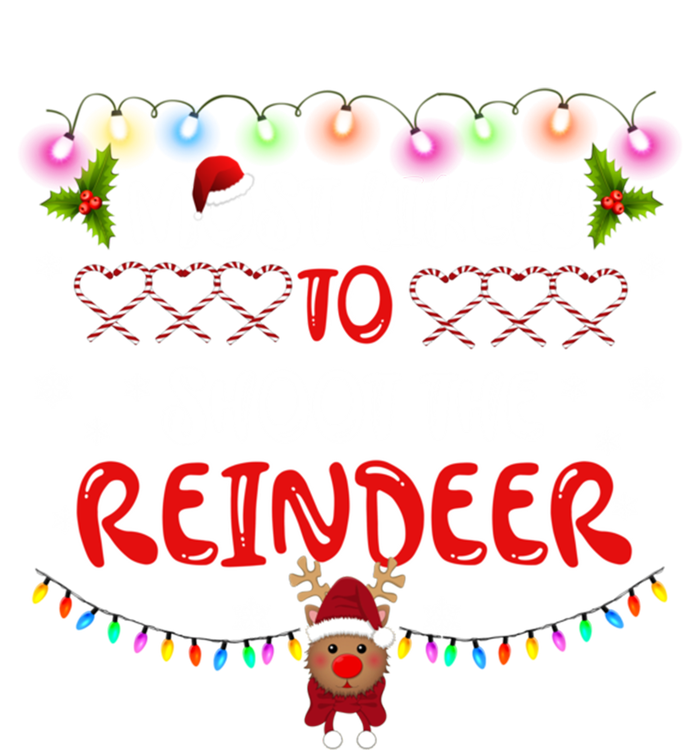 Most Likely To Christmas Shoot The Reindeer Family Group Gift Kids Hoodie