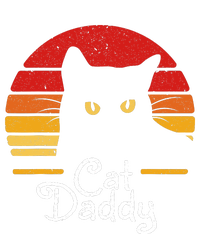 Cat Daddy Retro 70s 80s Black Cat Funny Cat Dad Gifts T-Shirt