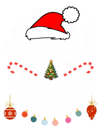 Most Likely To Get Sassy With Santa Christmas Tree Santa Gift Ladies Essential Flowy Tank