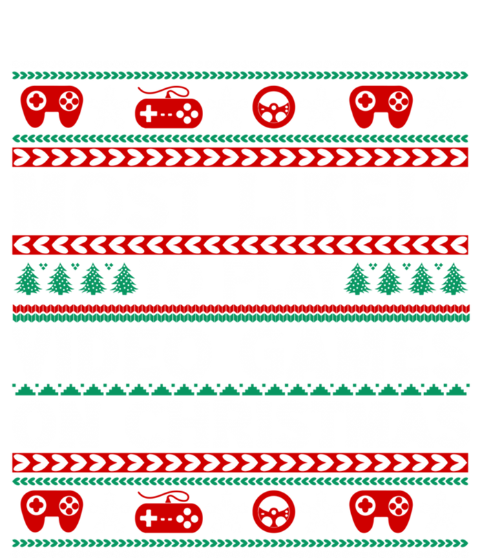 Most Likely To Play Video Games On Christmas Gaming Gamer Meaningful Gift Valucap Bio-Washed Visor