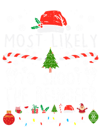 Most Likely To Shoot The Reindeer Family Christmas Holiday Gift Sustainable Beanie