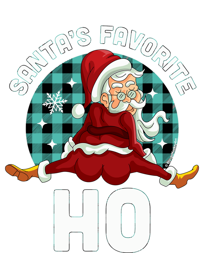 SantaS Favorite Ho Xmas Naughty Santa Christmas Pajama T-Shirt