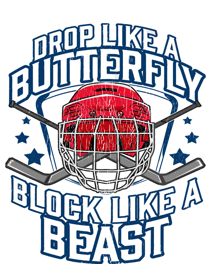 Ice Hockey Goalie Block Like A Beast Player Boy Teen T-Shirt