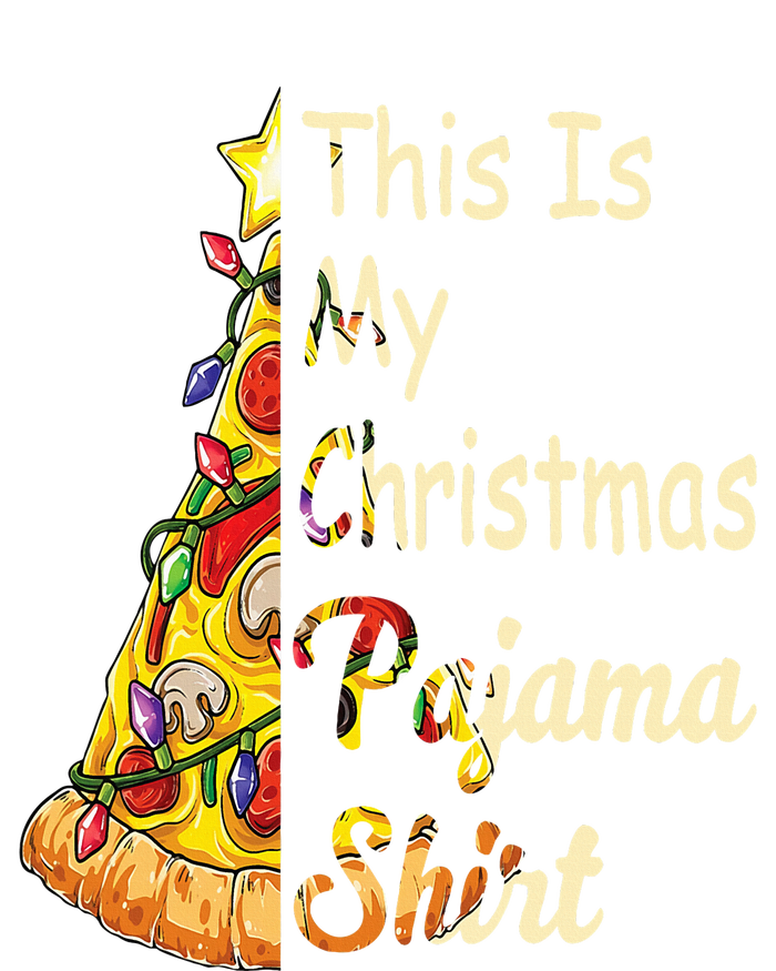 This Is My Christmas Pajama Fun Pizza Lovers Christmas  Tie-Dye T-Shirt