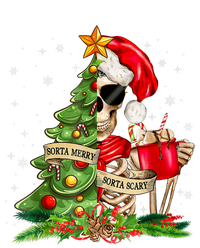 Funny Christmas Sorta Merry Sorta Scary Skeleton Xmas Tree Women’s Perfect Tri Rocker Tank