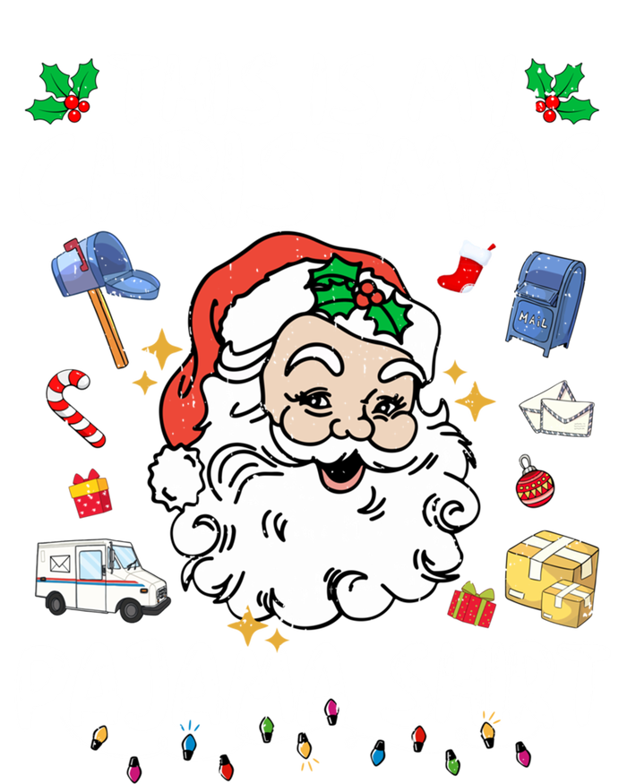 Santa Postal Worker Delivery This Is My Christmas Pajama Gift T-Shirt