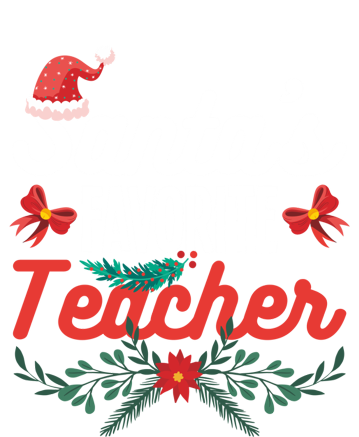 SantaS Favorite Teacher Gift Sustainable Knit Beanie