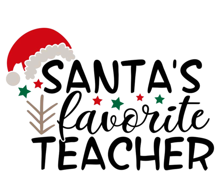 SantaS Favorite Teacher Gift Tall Hoodie