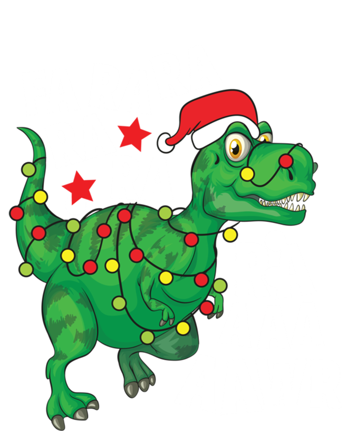 Christmas Dinosaur Santa Hat Fa Ra Ra Rawr Trex Xmas Lights Gift Coaster