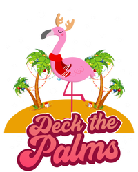 Deck The Palms Christmas Flamingo Gift Canvas