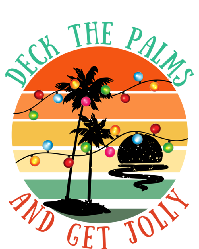 Deck The Palms Tree Lights Tropical Hawaii Christmas Cute Gift Kids Sweatshirt