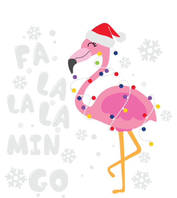 Fa La La La Mingo Christmas Day Pink Flamingo Merry Xmas Gift T-Shirt