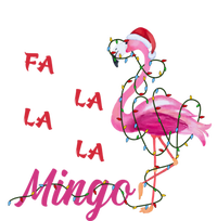 Fa La La La Mingo Flamingo Christmas Lights Merry Xmas Day Cool Gift Bumper Sticker