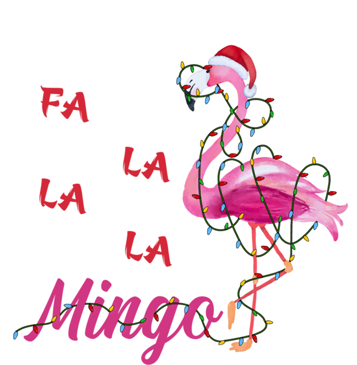 Fa La La La Mingo Flamingo Christmas Lights Merry Xmas Day Cool Gift Bumper Sticker