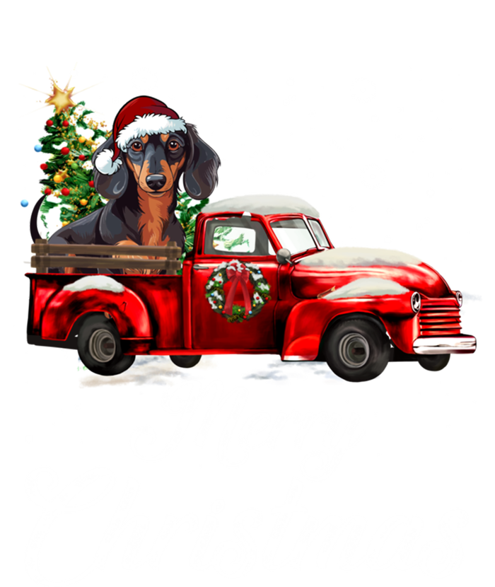 Dachshund Dog Riding Red Truck Christmas Decorations Pajama Gift Mesh Reversible Basketball Jersey Tank