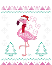 Fa La La Mingo Christmas Sweater Style Flamingo Gift Valucap Bio-Washed Visor