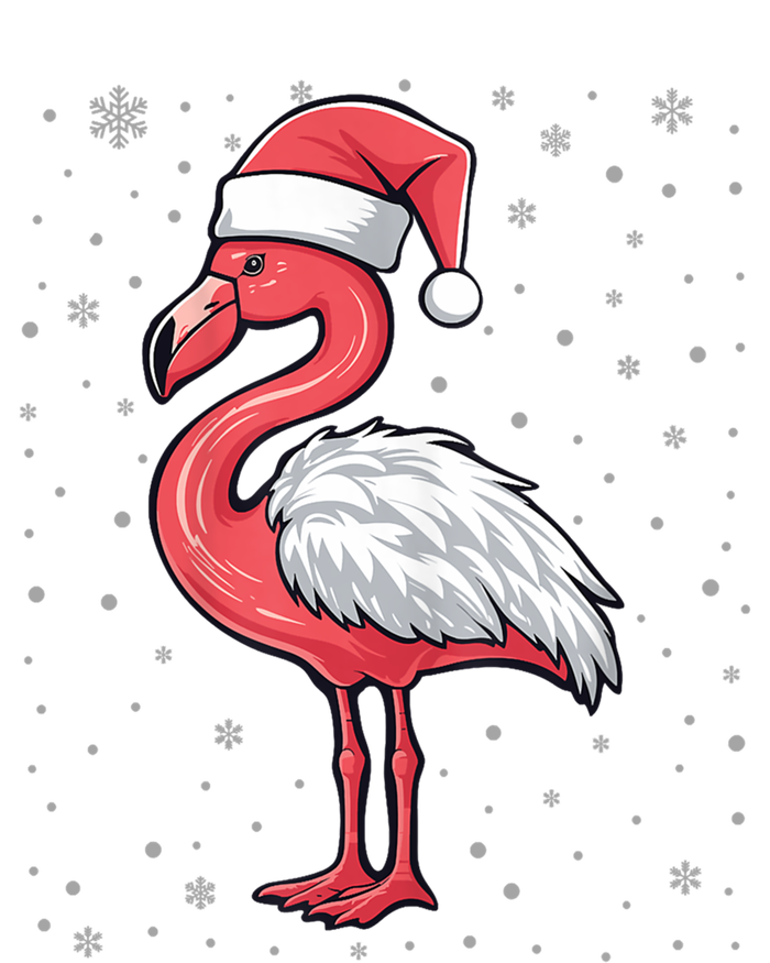 Fa La La Mingo Cute Flamingo Christmas Santa Hat Bird Cute Gift Long Sleeve Shirt