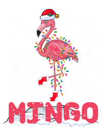 Fa La La Mingo Pink Flamingo Santa Christmas Tree Lights Cool Gift Tall Hoodie