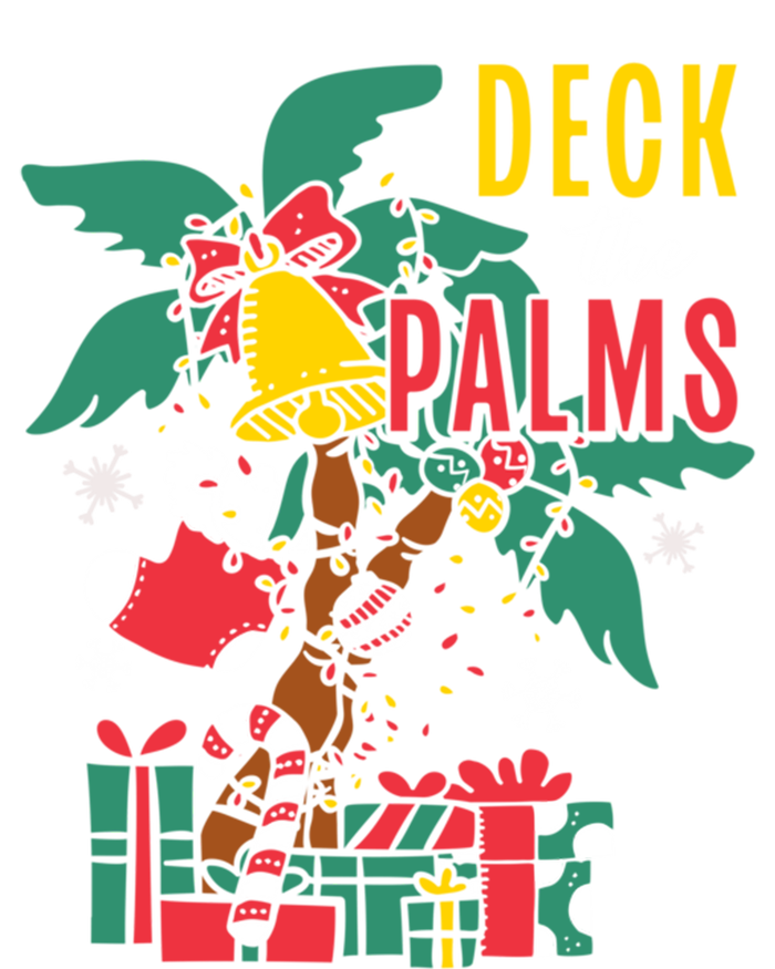 Deck The Palms Island Ocean Beach Merry Christmas Meaningful Gift T-Shirt