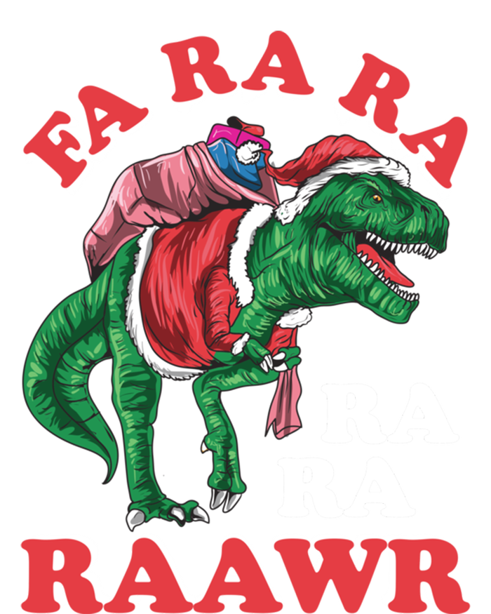 Dinosaur Christmas Fa Ra Rawr T Rex Santa Claus Gift Softstyle Adult Sport Polo