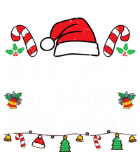 Most Likely To Forget The Hidden Presents Family Pajama Sweatshirt Cinch Pack Bag