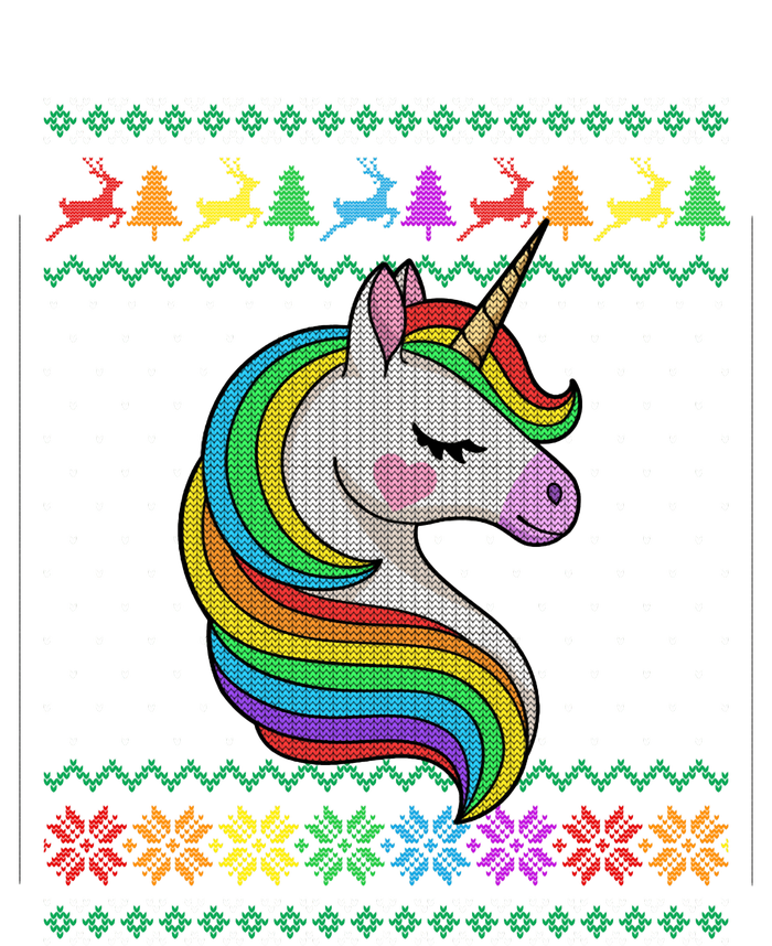 Gay Christmas Rainbow Unicorn Lover Lgbt Ugly Xmas Sweater Kids Hoodie